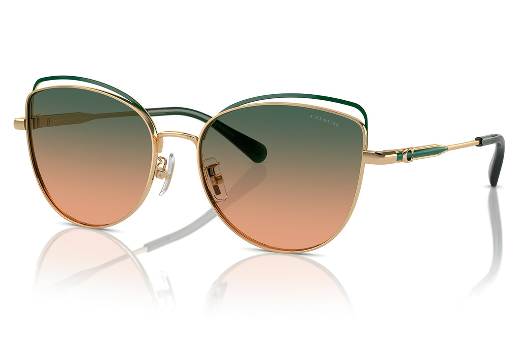 Vista1 - Gafas de Sol Coach 0HC7162 Mujer Color Oro