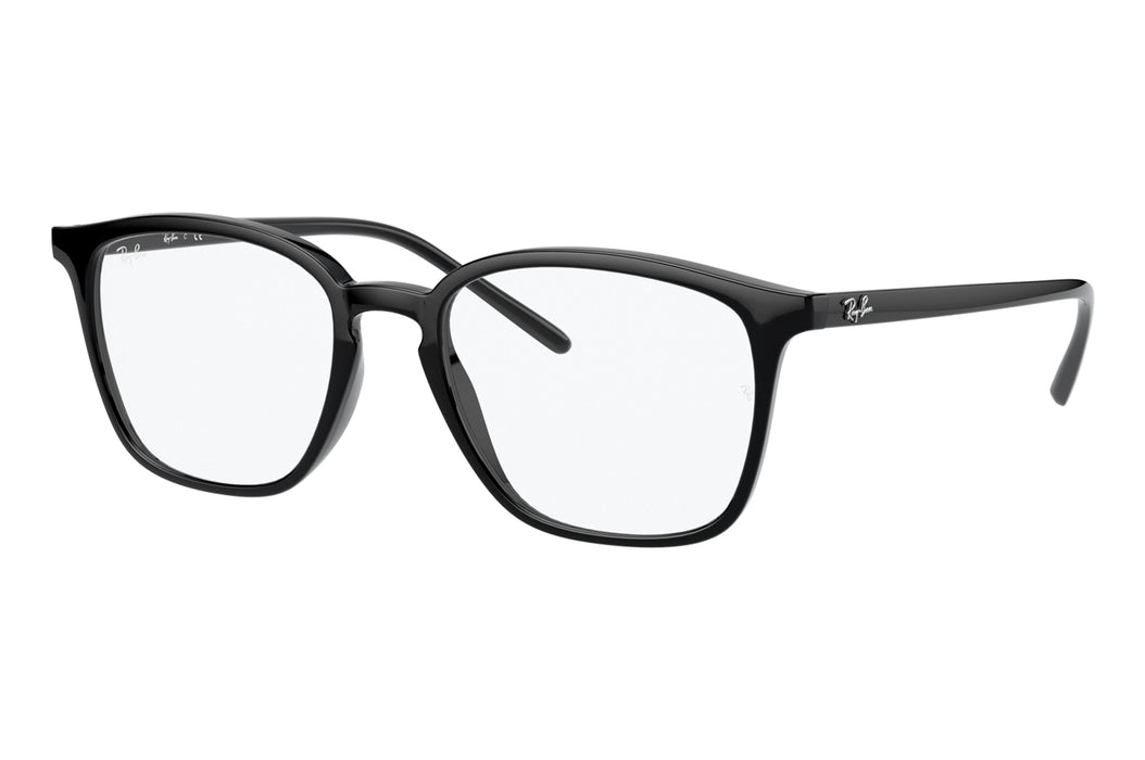 Vista1 - Gafas oftálmicas Ray Ban 0RX7185 Unisex Color Negro