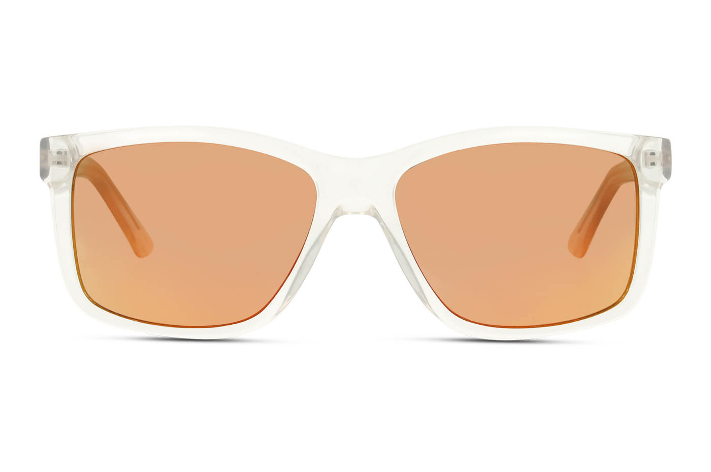 Lentes transparentes de sol fashion