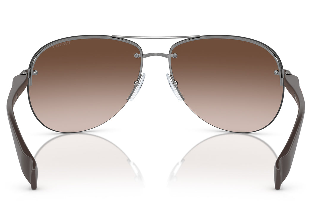 Vista3 - Gafas de Sol Prada Linea Rossa 0PS 56MS Unisex Color Gris