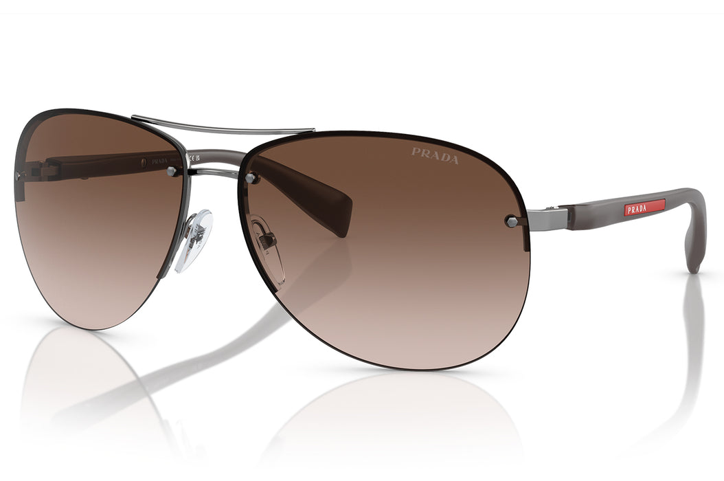 Vista1 - Gafas de Sol Prada Linea Rossa 0PS 56MS Unisex Color Gris