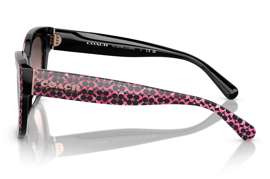 Vista2 - Gafas de Sol Coach 0HC8379U Unisex Color Rosado